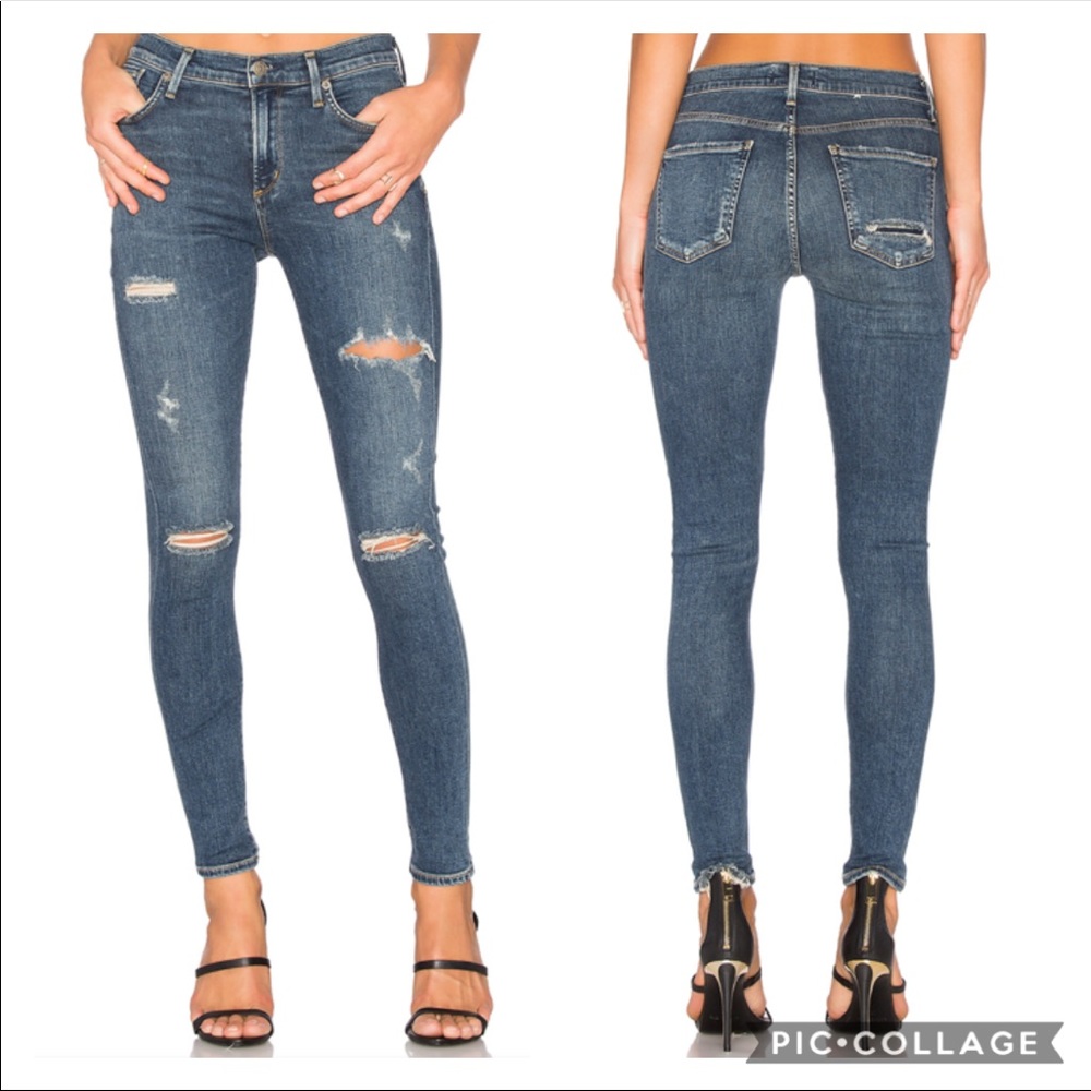 AGOLDE Sophie High Rise Skinny Jeans